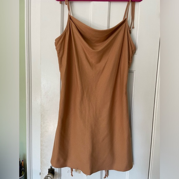 Boheme Goods Raw Silk Mini Slip Dress - Picture 3 of 13